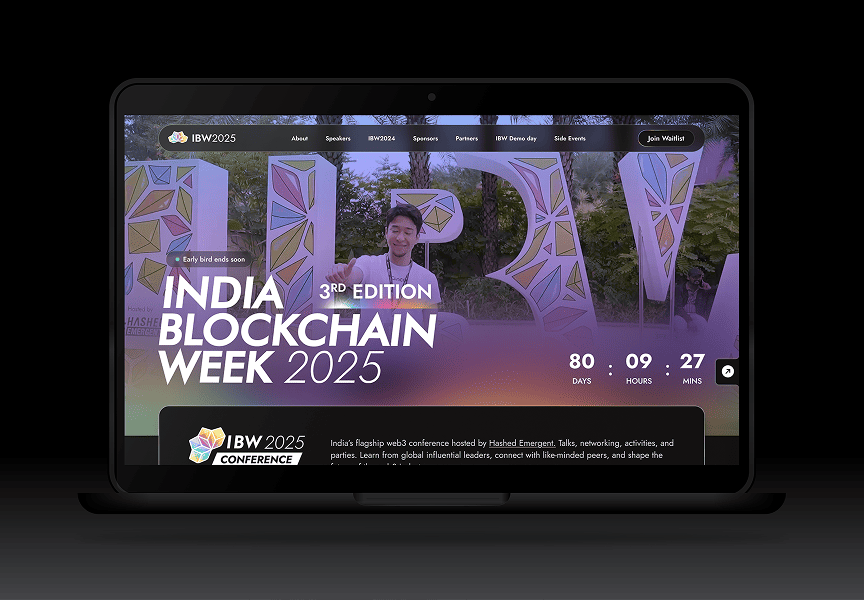 India Blockchain Week - Event Design