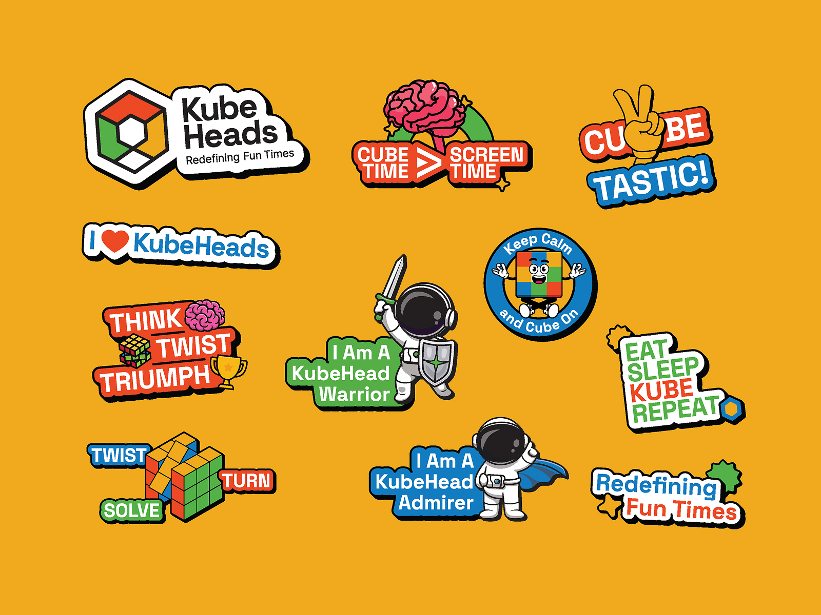 Kube Heads -  Branding